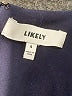 Likely Solid Blue Casual Dress Size 4 - photo 7