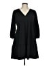 Ann Taylor LOFT Solid Black Casual Dress Size 6 - photo 1
