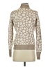 Vineyard Vines Animal Print Ivory Turtleneck Sweater Size S - photo 2