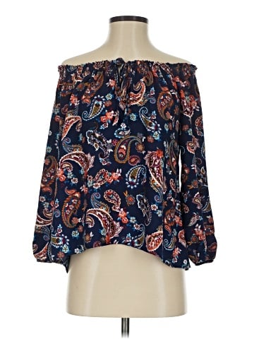 Mimi Chica 3/4 Sleeve Blouse (view 1)