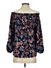 Mimi Chica 100% Polyester Blue 3/4 Sleeve Blouse Size S - photo 2