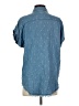 Thread & Supply 100% Lyocell Blue Short Sleeve Button-Down Shirt Size S - photo 2