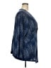 Style&Co Blue Long Sleeve Blouse Size 3X - photo 4
