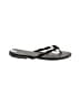 Saks Fifth Avenue Black Flip Flops Size 10 - photo 1