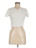 Live To Be Spoiled Ivory Short Sleeve Turtleneck Size M - photo 1