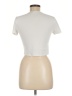 Live To Be Spoiled Ivory Short Sleeve Turtleneck Size M - photo 2