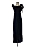 Xscape Solid Black Cocktail Dress Size 4 - photo 1