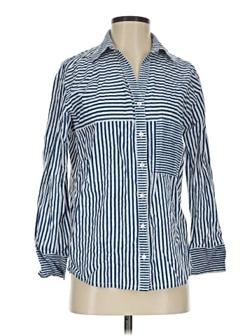 Sigrid Olsen Long Sleeve Button-Down Shirt (view 1)