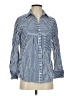 Sigrid Olsen 100% Cotton Stripes Blue Long Sleeve Button-Down Shirt Size XS - photo 1