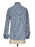 Sigrid Olsen 100% Cotton Stripes Blue Long Sleeve Button-Down Shirt Size XS - photo 2