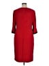 Connected Apparel Color Block Red Casual Dress Size 16 - photo 2