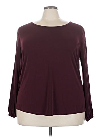 Always Indigo Long Sleeve Blouse (view 1)