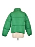 Forever 21 100% Polyester Solid Green Snow Jacket Size L - photo 2