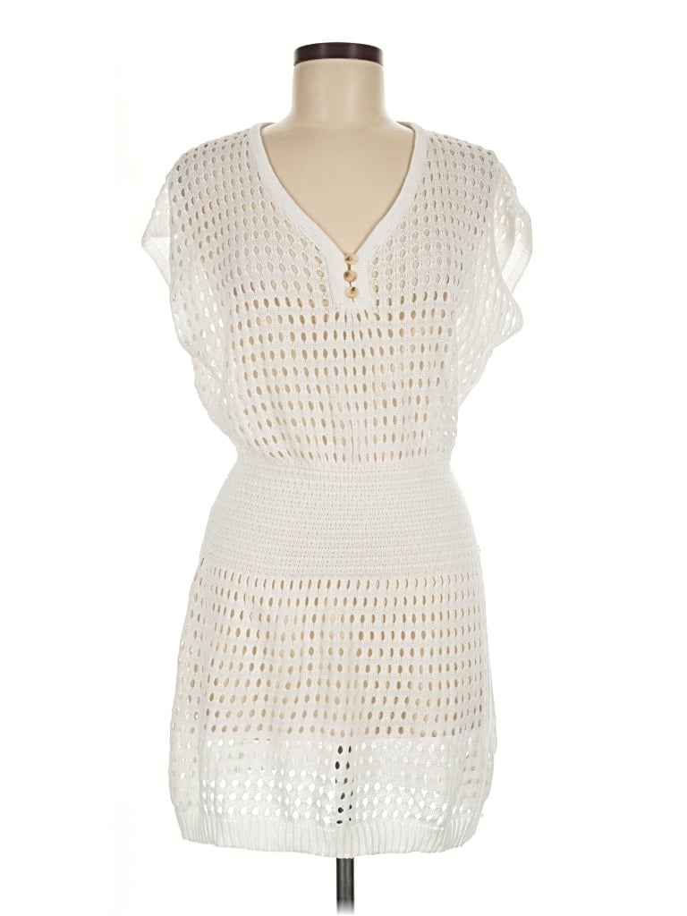 Pre-owned Unbranded Casual Dress In White