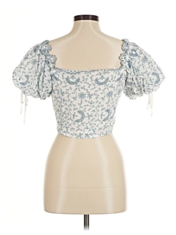 LoveShackFancy Short Sleeve Blouse (view 2)