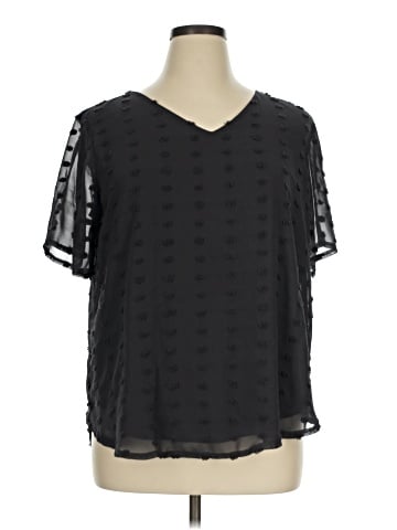 Zenana Short Sleeve Blouse (view 1)