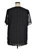 Zenana Black Short Sleeve Blouse Size 1X - photo 2