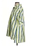 By Anthropologie Stripes Green Short Sleeve Button-Down Shirt Size S - photo 5