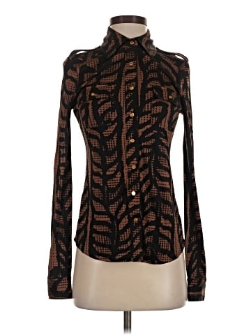 Tory Burch Long Sleeve Silk Top (view 1)