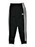 Adidas 100% Polyester Black Track Pants Size 10 - 12 - photo 1