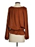 MICHAEL Michael Kors 100% Polyester Orange Long Sleeve Blouse Size S - photo 2