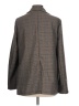 Shein 100% Polyester Plaid Gray Blazer Size 12 - photo 2