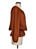 MICHAEL Michael Kors 100% Polyester Orange Long Sleeve Blouse Size S - photo 4