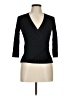 I.N. Studio Black 3/4 Sleeve Top Size M (petite) - photo 1