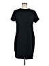 Adrienne Vittadini 100% Polyester Solid Black Casual Dress Size 6 - photo 1