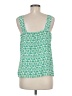 Skies Are Blue 100% Polyester Green Tank Top Size M - photo 2