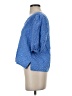 Emily McCarthy 100% Cotton Blue Short Sleeve Blouse Size XS - photo 5