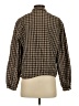 Everlane Houndstooth Brown Long Sleeve Button-Down Shirt Size 2 - photo 2