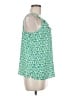 Skies Are Blue 100% Polyester Green Tank Top Size M - photo 4