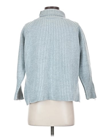 Wrap Wool Pullover Sweater (view 2)
