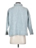 Wrap Stripes Blue Wool Pullover Sweater Size 4 - photo 2