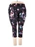 Avia Floral Black Active Pants Size 3X - photo 1