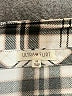 Ultra Flirt Plaid Silver Long Sleeve Blouse Size M - photo 7