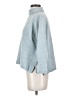 Wrap Stripes Blue Wool Pullover Sweater Size 4 - photo 5