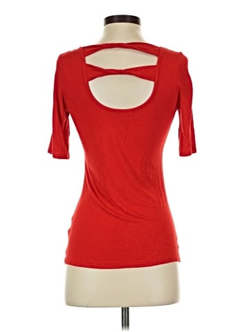 Bordeaux 3/4 Sleeve T-Shirt (view 2)
