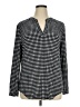 Anne Klein Print Black Long Sleeve Blouse Size XL - photo 1