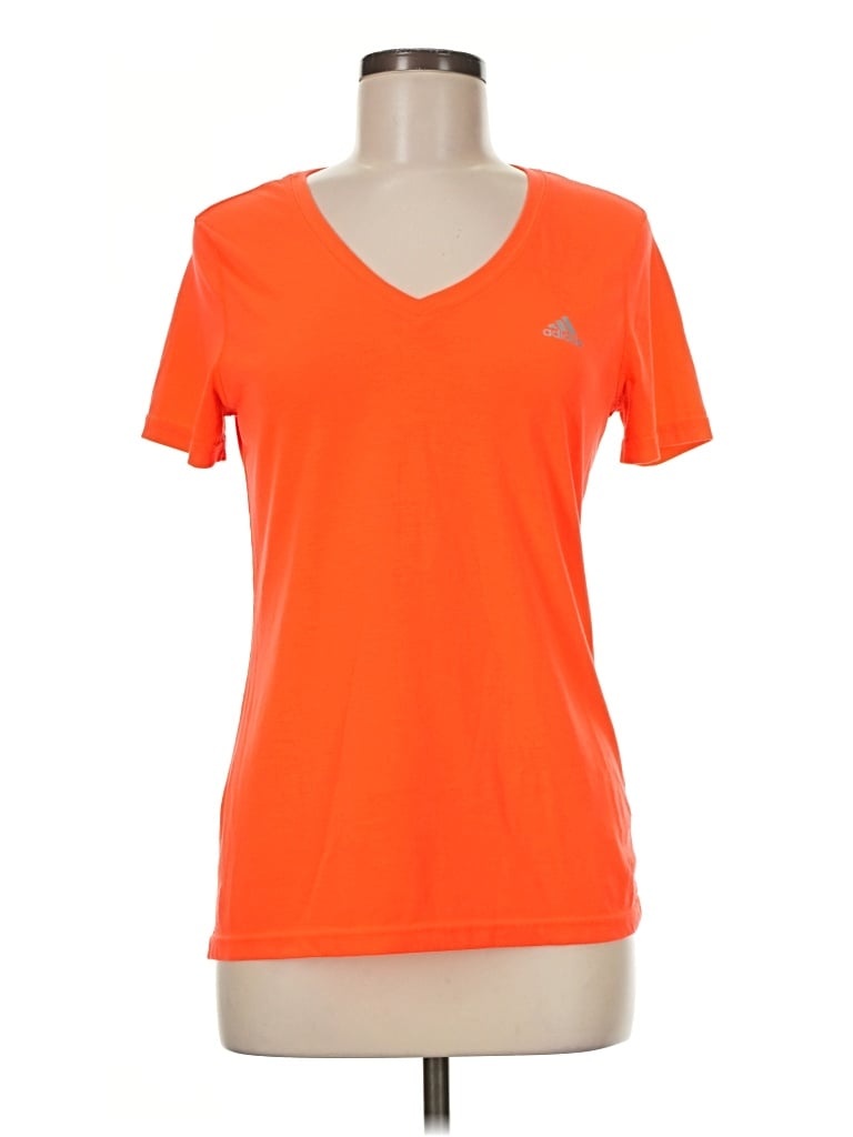 Pre-owned Adidas Originals Active T-shirt In Orange