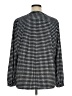 Anne Klein Print Black Long Sleeve Blouse Size XL - photo 2