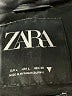 Zara 100% Polyester Solid Black Jacket Size L - photo 6