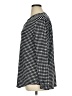 Anne Klein Print Black Long Sleeve Blouse Size XL - photo 5