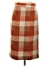 Cider 100% Polyester Plaid Brown Casual Skirt Size S - photo 1