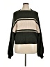Olivia Grey Color Block Green Pullover Sweater Size XL - photo 1