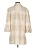 Chico's Ivory 3/4 Sleeve Button-Down Shirt Size S - photo 2