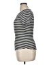 Carly Jean Stripes Black Short Sleeve Turtleneck Size XL - photo 5