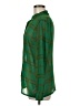 MICHAEL Michael Kors 100% Polyester Argyle Green Long Sleeve Blouse Size 8 (petite) - photo 5
