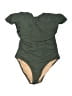 J.Crew Solid Green One Piece Swimsuit Size 6 - photo 1